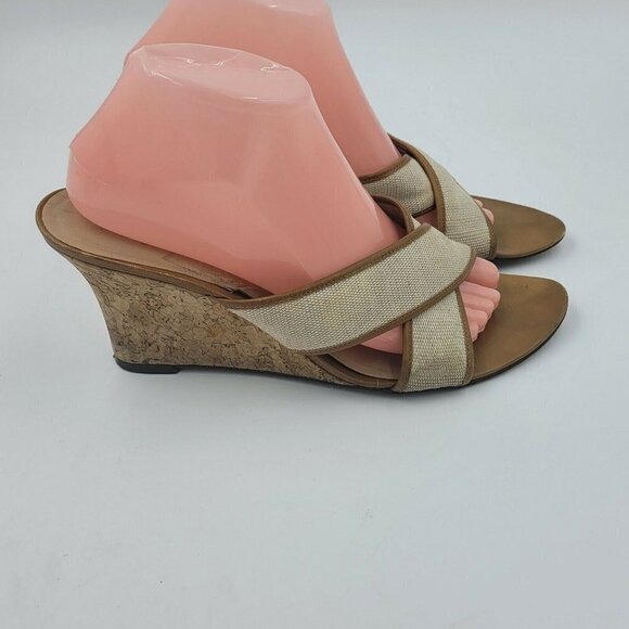 Tommy Bahama Valencia Women's Open Toe Cross Strap Wedge Sandals Size 10M - Picture 2 of 10